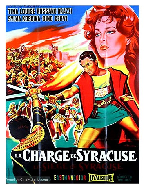 L&#039;assedio di Siracusa - French Movie Poster