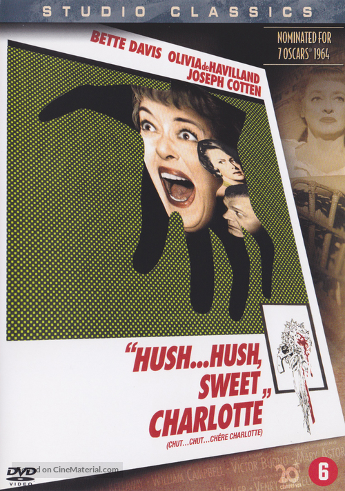 Hush... Hush, Sweet Charlotte - Dutch DVD movie cover