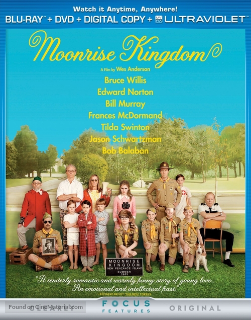 Moonrise Kingdom - Blu-Ray movie cover