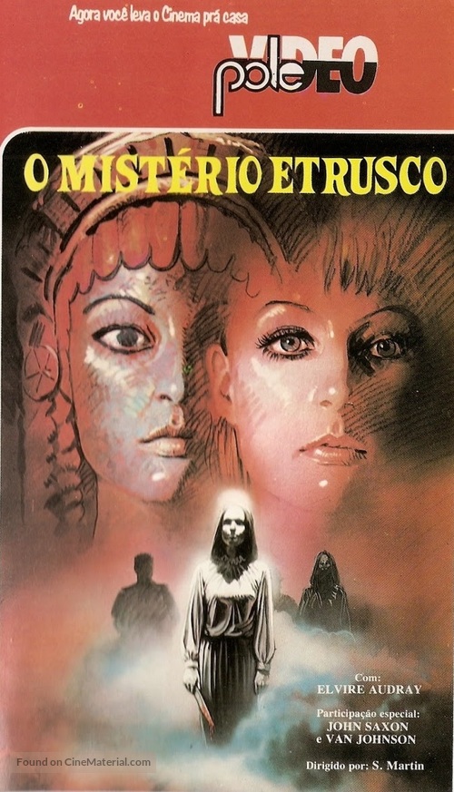 Assassinio al cimitero etrusco - Brazilian VHS movie cover