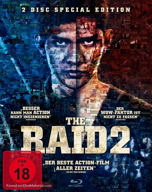 The Raid 2: Berandal - German Movie Cover