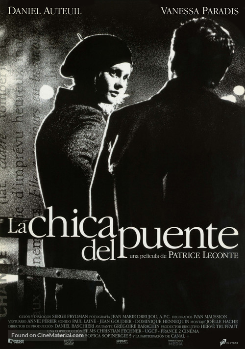 Fille sur le pont, La - Spanish Movie Poster