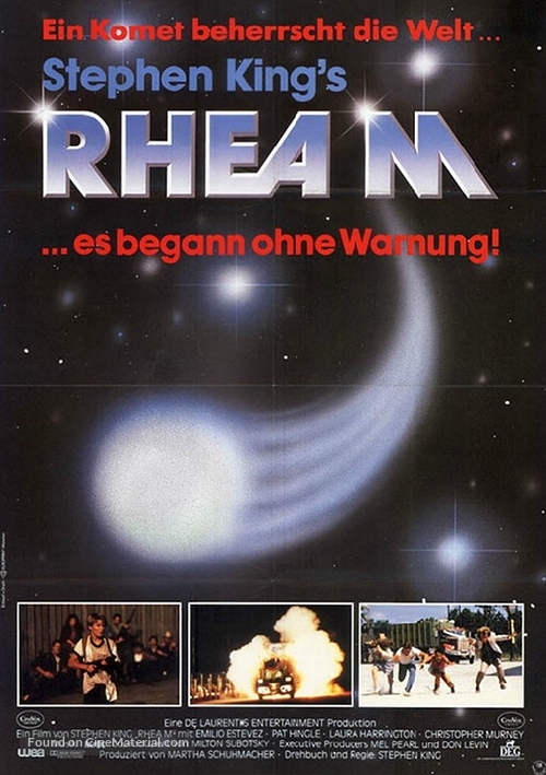 Maximum Overdrive - German Movie Poster