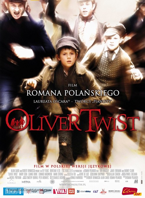 Oliver Twist - Polish poster