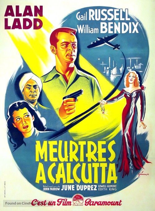 Calcutta - French Movie Poster