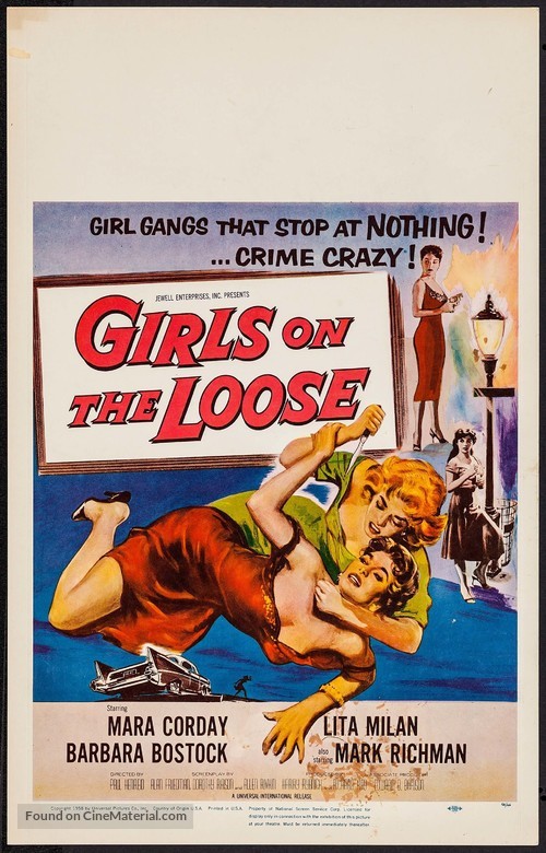 Girls on the Loose - Movie Poster