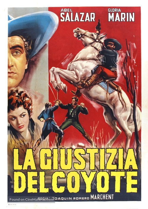 La justicia del Coyote - Italian Movie Poster