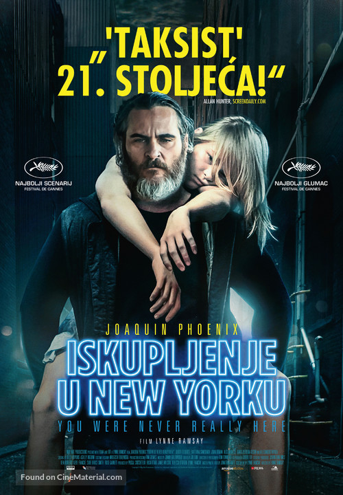 You Were Never Really Here - Croatian Movie Poster