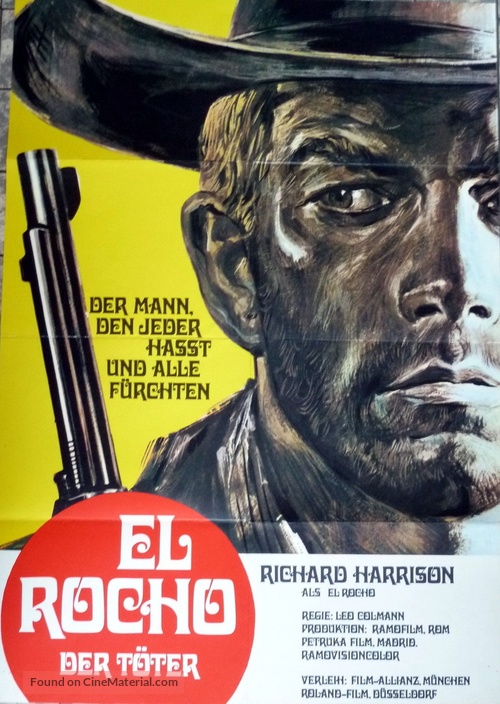 El rojo - German Movie Poster