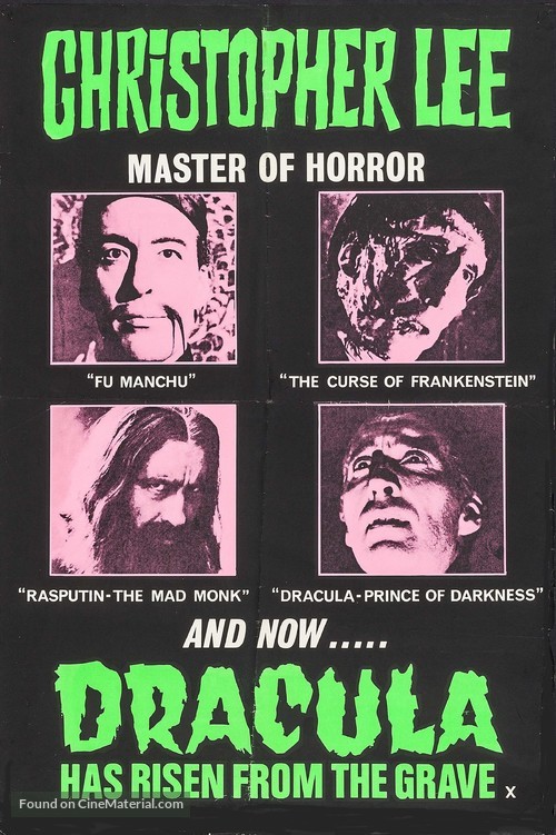 Dracula Has Risen from the Grave - British Movie Poster