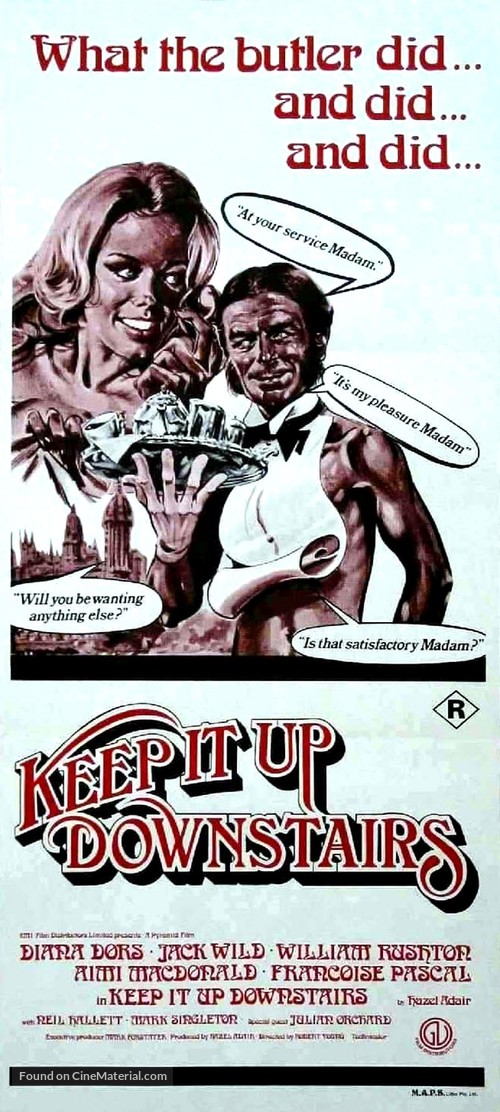 Keep It Up Downstairs - Australian Movie Poster