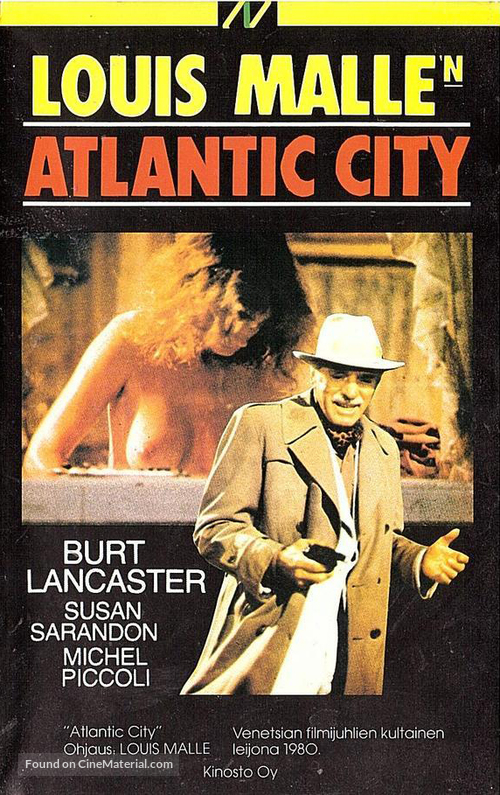 Atlantic City - Finnish VHS movie cover