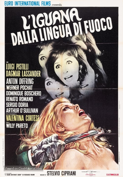 Iguana dalla lingua di fuoco, L&#039; - Italian Movie Poster