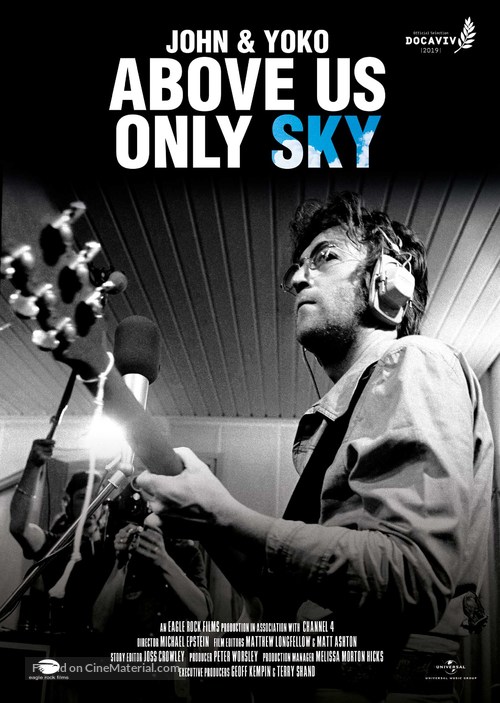 John &amp; Yoko: Above Us Only Sky - British Movie Poster