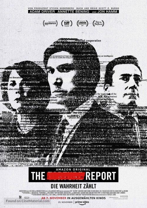 The Report - German Movie Poster