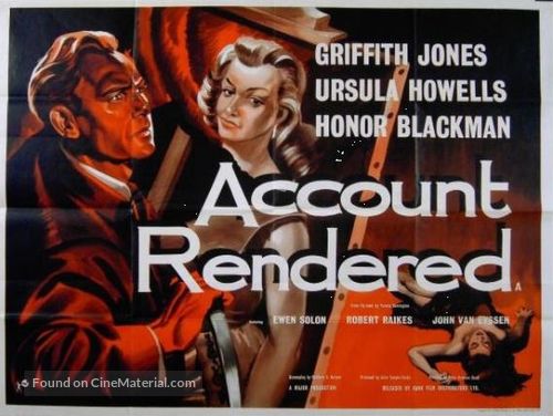 Account Rendered - British Movie Poster