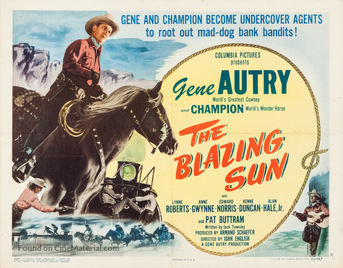 The Blazing Sun - Movie Poster