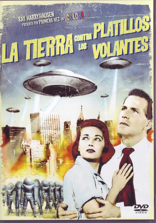 Earth vs. the Flying Saucers - Spanish Movie Cover