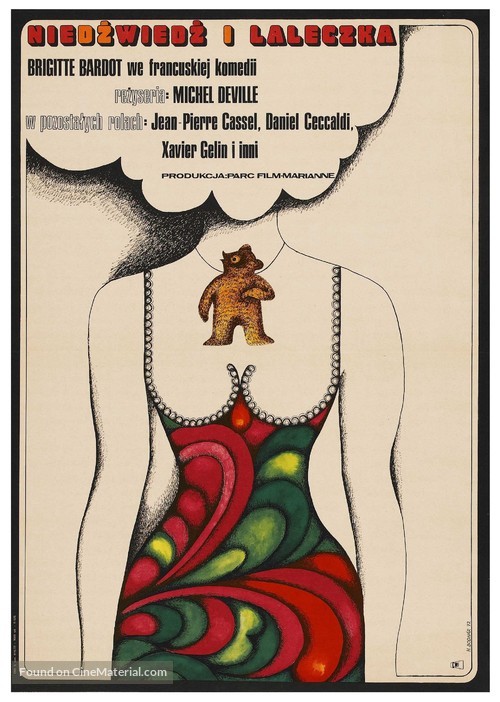 L&#039;ours et la poup&eacute;e - Polish Movie Poster