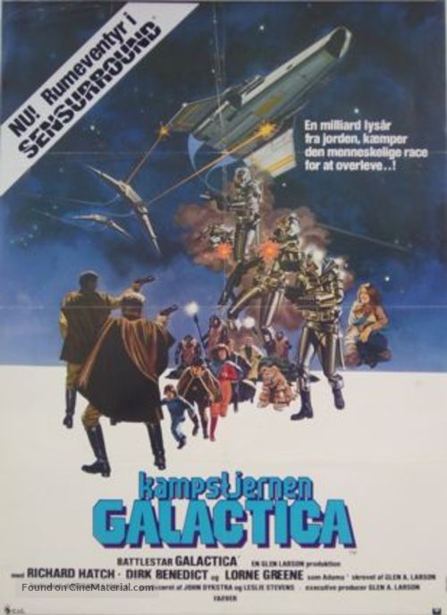 Battlestar Galactica - Danish Movie Poster