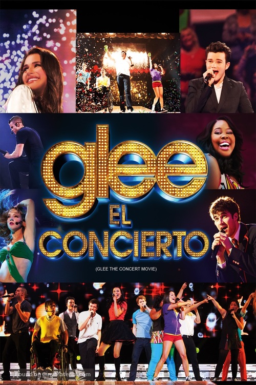 Glee: The 3D Concert Movie - Argentinian Movie Cover