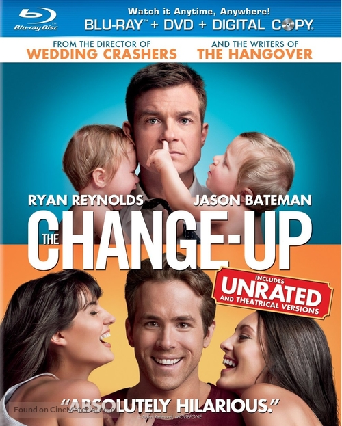 The Change-Up - Blu-Ray movie cover