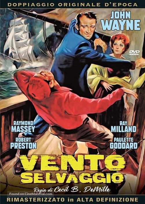 Reap the Wild Wind - Italian DVD movie cover