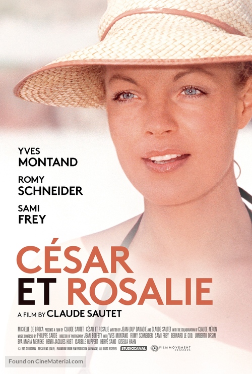 C&eacute;sar et Rosalie - Re-release movie poster