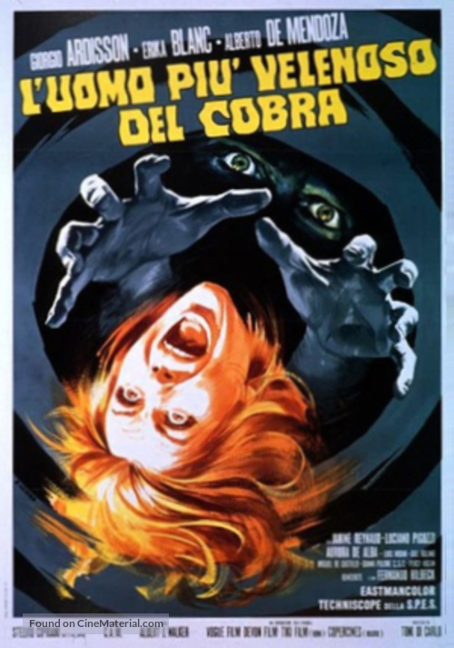 L&#039;uomo pi&ugrave; velenoso del cobra - Italian Movie Poster