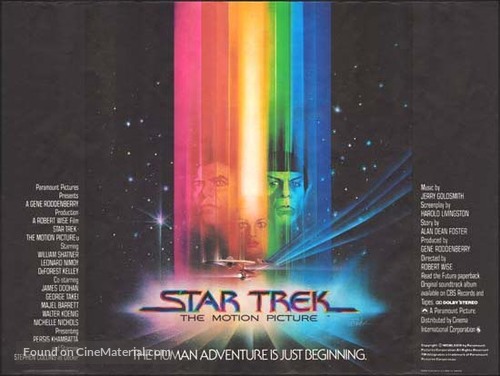 Star Trek: The Motion Picture - British Movie Poster