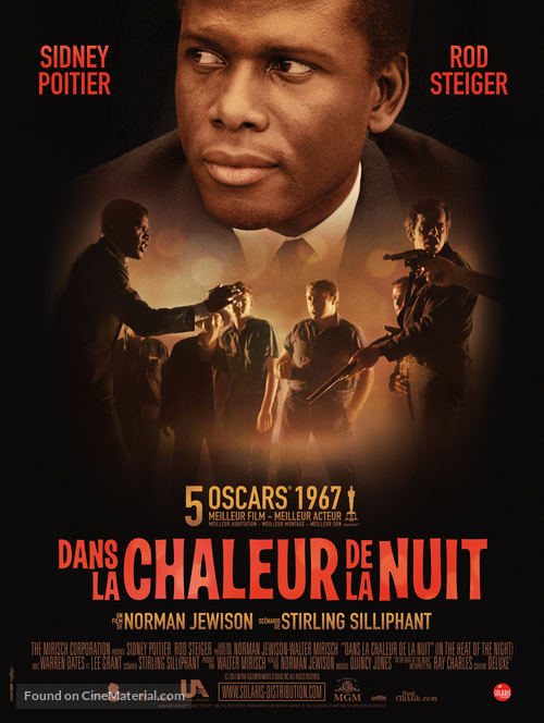 In the Heat of the Night - French Re-release movie poster