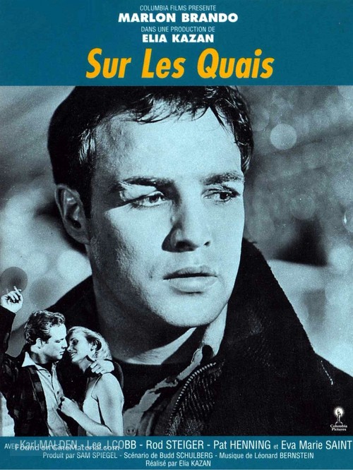 On the Waterfront - French Re-release movie poster