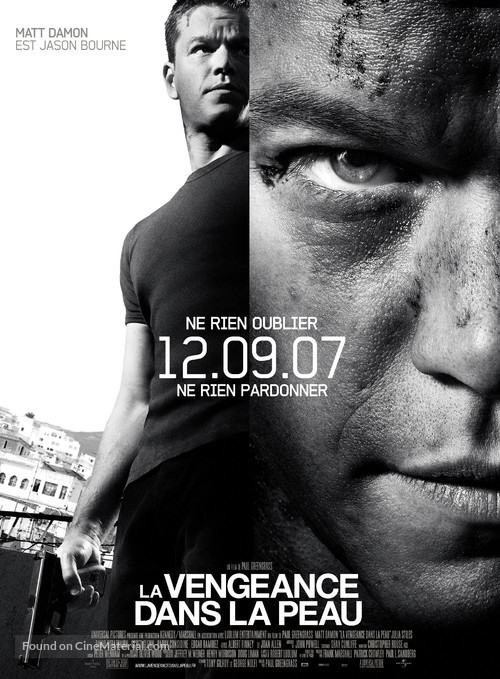 The Bourne Ultimatum - French Movie Poster