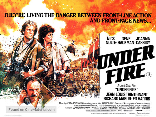 Under Fire 1983 British Movie Poster