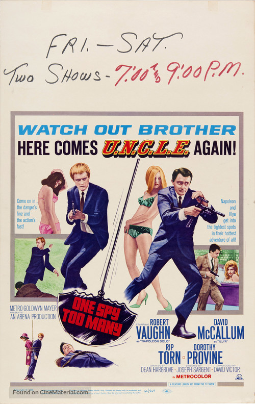 One Spy Too Many - Movie Poster