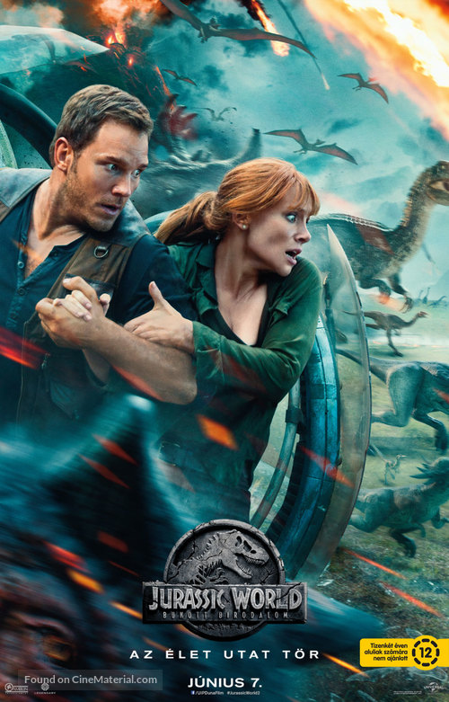 Jurassic World: Fallen Kingdom - Hungarian Movie Poster