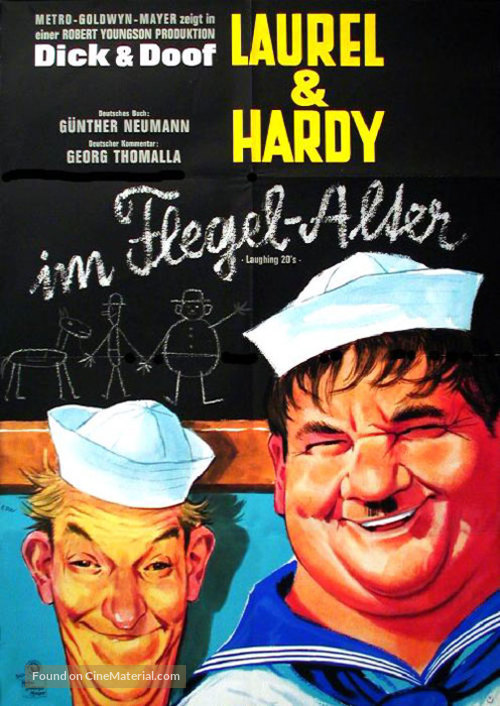 Laurel and Hardy&#039;s Laughing 20&#039;s - German Movie Poster