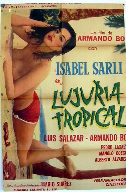 Lujuria tropical - Italian Movie Poster