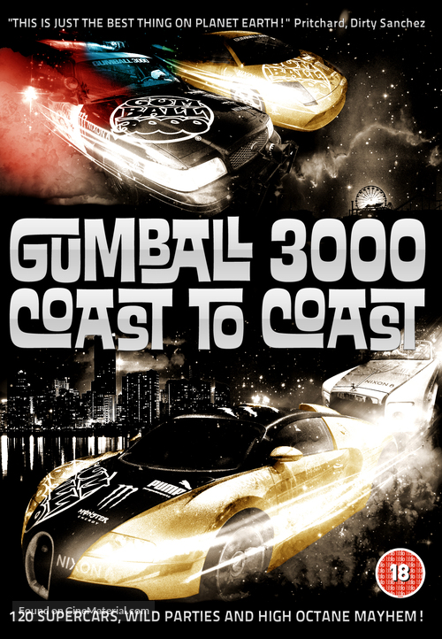 Gumball 3000: Coast to Coast - British Movie Cover