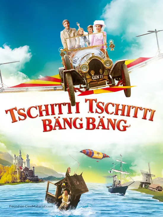 Chitty Chitty Bang Bang - German Movie Cover