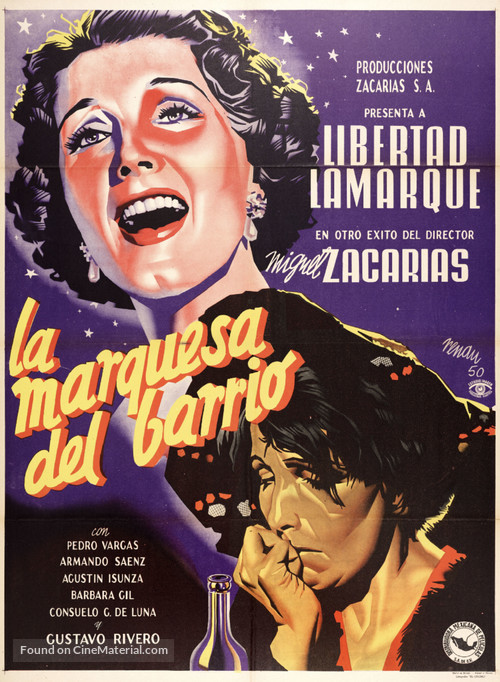 La marquesa del barrio - Mexican Movie Poster