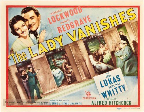 The Lady Vanishes - British Movie Poster