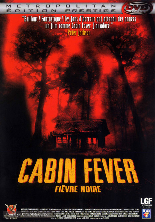 Cabin Fever - French DVD movie cover