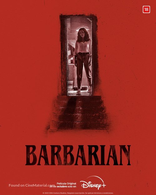 Barbarian - Spanish Movie Poster