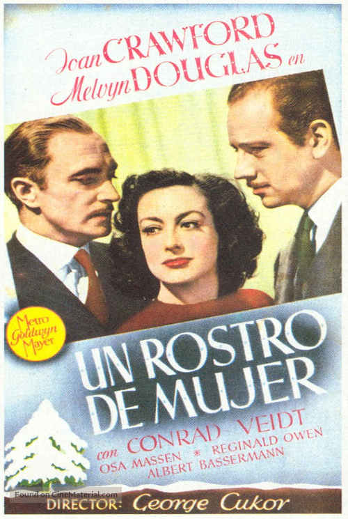 A Woman&#039;s Face - Spanish Movie Poster