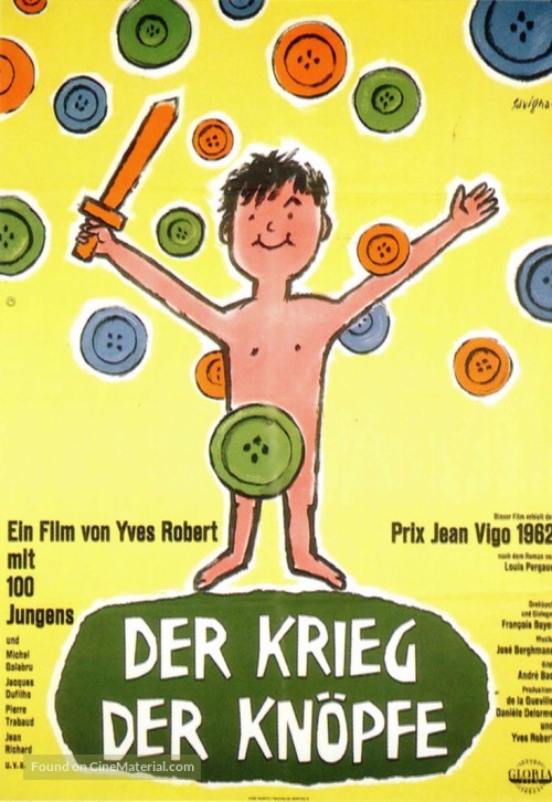 La guerre des boutons - German Movie Poster