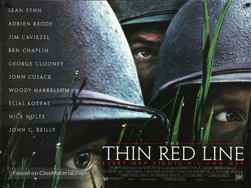 The Thin Red Line - British Movie Poster