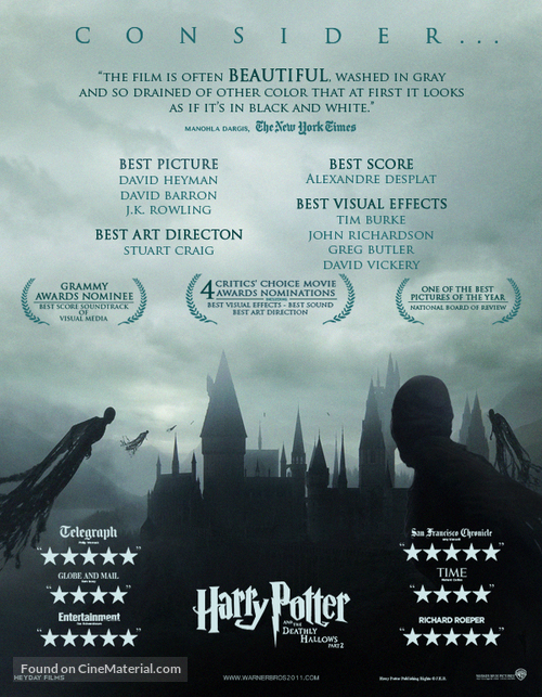 Harry Potter and the Deathly Hallows - Part 2 - Movie Poster