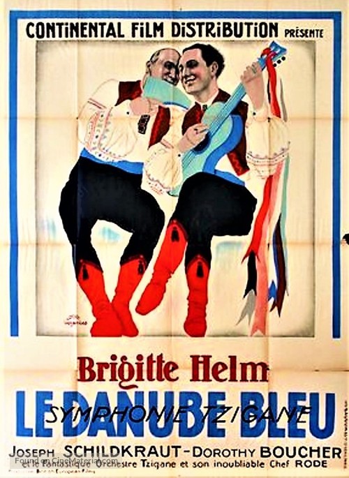 The Blue Danube - French Movie Poster