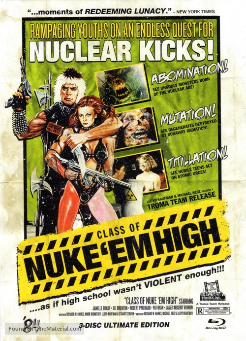 Class of Nuke &#039;Em High - German Blu-Ray movie cover
